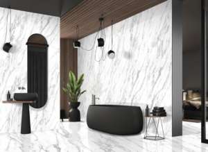 Azulejos de porcelana brillante de gran formato y alta calidad, tamaño 800x1600, 1200x1800, 750x1500 mm, para decoración interior y exterior. - Product Image 4