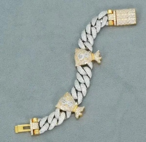 Pulsera de Diamantes Moissanite Más Vendida para Compromiso o Aniversario y Cumpleaños, Disponible a Precio de Exportación - Product Image 3