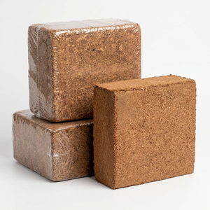 Bloc de coco compressé - 5 kg, faible teneur en EC, coco peat Growers India - Product Image 2