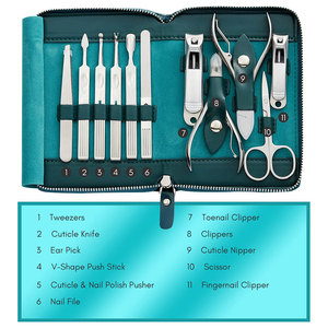 Professional Stainless Steel Manicure <b>Pedicure</b> Kit Nail Care <b>Tool</b> Set High Quality for Salon Travel and Daily Grooming Use - Product Image 5