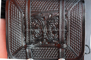 Sacs de selle personnalisables en cuir véritable de qualité supérieure, fabriqués à la main, durables, pour l'équitation, par Y&Z Enterprises - Product Image 2