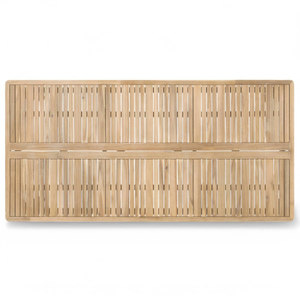 Table rectangulaire et fauteuil avec structure en teck pour la décoration de la maison et le mobilier de jardin - Product Image 4