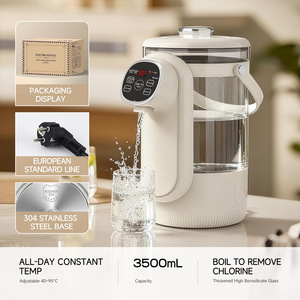 Bouteille d'eau chaude électrique portable avec contrôle de la température et arrêt automatique, distributeur d'eau de bureau pour la maison et l'hôtel - Product Image 6