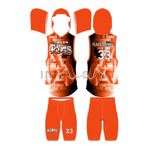 Uniformes de football américain 7v7 personnalisés avec logo personnalisé, uniformes de football américain 7v7 pour adultes avec drapeau américain, ensembles de maillots respirants en grande taille - Product Image 6