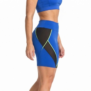 Breathable Design Moisture Wicking Comfortable Fitness Wear Premium <b>Women</b> <b>Compression</b> <b>Short</b> Performance Polyester Spandex Fabric - Product Image 6