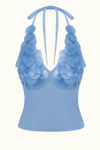 Vestido Maxi Halter de Verano con Flecos y Perlas, Estilo Francés de Alta Gama, con Cuentas, Elegante y Sofisticado, Diseño que Estiliza la Cintura - Product Image 2