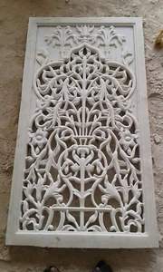 Panneaux muraux décoratifs en marbre sculpté - Panneaux muraux extérieurs modernes hautement polis, découpés CNC, sur mesure HAYAT - Product Image 2