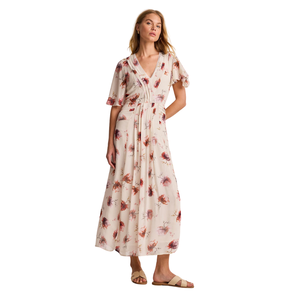 Vestido Midi con Estampado Floral para Mujer, Elegante y Casual - Product Image 1