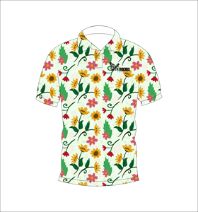 เสื้อโปโลพิมพ์ลายดอกไม้เขตร้อนสำหรับผู้ชาย แขนสั้น สวมใส่สบาย เหมาะสำหรับฤดูร้อน เล่นกอล์ฟ น้ำหนักเบา มีปก แฟชั่น - Product Image 3