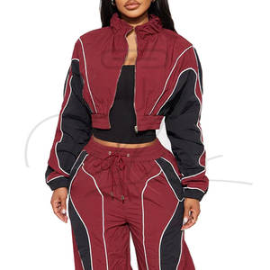 Chaqueta corta de plumón de alta calidad para mujer, cuello alto, para invierno, venta al por mayor - Product Image 2