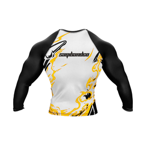 Unisex Rash Guard T-Shirts UPF 50+ Polyester/Cotton Compression Performance Fit Short Sleeve Skins Quick Dry - Product Image 2