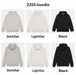 Sweat-shirt à capuche pour homme, coupe classique, gris uni, en molleton de coton, décontracté, avec poches, pour l'hiver, imprimé numériquement, brodé - Product Image 4