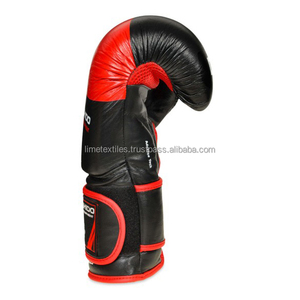 Gants de boxe et de kickboxing en cuir ajustables de haute qualité avec logo personnalisé, respirants, imperméables, protection UV, 10-16 oz, unisexe - Product Image 6