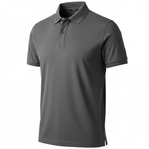 Camiseta Polo Piqué Gris para Hombre al por Mayor |   Uniformes de Trabajo de Manga Corta con Logotipo Personalizado |   Camisetas Deportivas al Por Mayor - Product Image 5