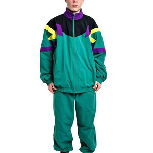 High Quality Custom Hooded Casual Windbreaker Set Relaxed Fitness Jogger Suits Breathable Nylon Tracksuit Set Solid Spring - Product Image 4