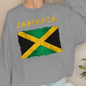 เสื้อสเวตเตอร์ผู้หญิงแบบถักลายธงชาติจาเมกา - Product Image 3