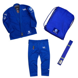 High Quality ProFitter Blue Custom Made Unisex Judo Gi Adult Kimono <b>Professional</b> Training Martial Art Uniform 100% Cotton 450gsm - Product Image 1