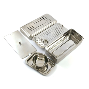 Caja Dental PRF GRF de Acero Inoxidable Autoclavable con Bandeja y Recipiente, Equipo Dental Manual Clase I con Certificación CE ISO - Product Image 1