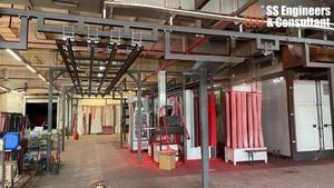 Industrial Powder Coating Plant PLC Controlled Proton <b>Bar</b> Transfer System Conveyor High-Capacity 200kg/h Production <b>Pump</b> Gear - Product Image 3