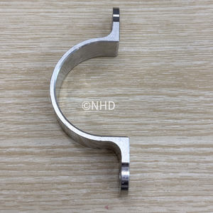 Soporte en forma de L de acero inoxidable 316 de grado de exportación para particiones de baños de oficina con diseño duradero y resistente a la corrosión - Product Image 2