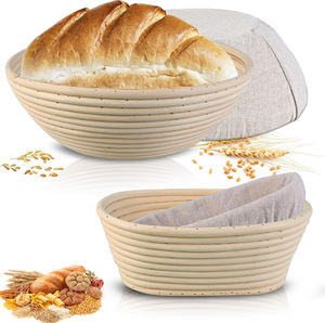 Natural Eco-Friendly Wicker Cane Proofing Basket Handmade Rattan Dough Rising Basket for Artisan Sourdough Bread Wholesale - Product Image 6