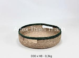 Multi Purpose Seagrass Bowl Handmade Woven Storage <b>Basket</b> Handcrafted Seagrass <b>Basket</b> Bowl Natural Home Decoration from Vietnam - Product Image 2