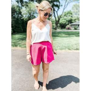 2025 2024 Short habillé plissé taille haute pour femmes tenues décontractées d'affaires pour le travail Shorts d'été Shorts robe chaude Shorts - Product Image 1