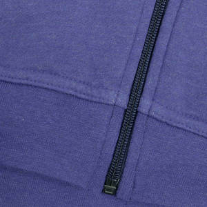 Sweat-shirt à capuche bleu pour homme, coupe classique, couleur unie, en molleton bouclette, décontracté, manches longues, tricoté, pour l'automne - Product Image 5