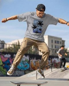 Heavy Weight 100% Cotton Oversized T-<b>Shirt</b> <b>Men</b> 220 Grams Shoulder Custom Printing Hip Hop Plus Size 100% Cotton Blank Boxy <b>Men's</b> - Product Image 2