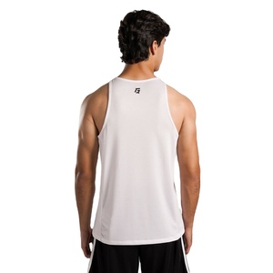 OEM Latest Design New Arrival Custom Made Breathable 100% Cotton <b>Mens</b> <b>Singlet</b> Gym Vests Training Tank Top Bulk Sale - Product Image 3