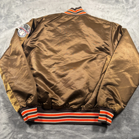Veste bomber vintage de bonne qualité St. Louis Cardinals Saints pour homme, taille moyenne, marron, baseball