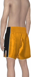 Pantalones Cortos de Muay Thai para Hombre, Marca Privada, Venta al Por Mayor, Servicio OEM, Logotipo Frontal Personalizado, Secado Rápido, Transpirables y Duraderos - Product Image 3