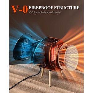 Stufa Elettrica Portatile per Uso Interno, Ideale per Piccole Scrivanie in Camere da Letto o Uffici - Product Image 3