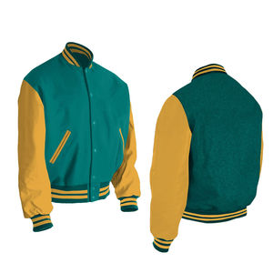 Veste de baseball rétro vintage unisexe, veste varsity courte pour hommes, logo personnalisé brodé en chenille, veste varsity rétro pour hommes - Product Image 3