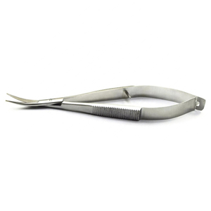 Ciseaux à sourcils personnalisés avec logo brodé, à pointe droite, en acier inoxydable de qualité chirurgicale, antistatiques et durables - Product Image 4