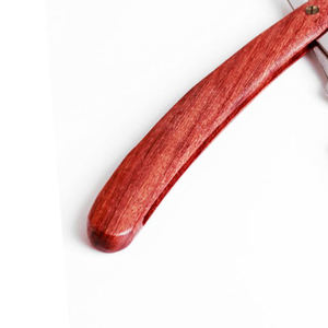 มีดโกนหนวดสำหรับช่างตัดผม ด้ามไม้ สแตนเลส - Product Image 6