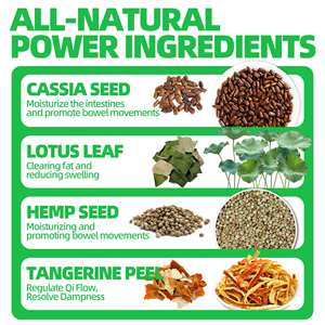 ชาลดน้ำหนัก OEM ODM พร้อมส่ง ชาสมุนไพรธรรมชาติจากใบบัว เมล็ดขี้เหล็ก เมล็ดกัญชง ช่วยเร่งการเผาผลาญ ช่วยระบบย่อยอาหาร บรรจุ 14 ซอง - Product Image 2