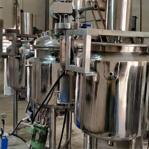 ถังผสมสแตนเลสพร้อมถังผสมของเหลวสำหรับอุตสาหกรรมเครื่องกวนสำหรับยาเคมีอาหาร - Product Image 3