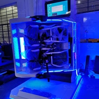 Simulador de Máquina de Juegos de Realidad Virtual 9D con Experiencia de Rotación de 720°, Montaña Rusa de Visión 360°, Atracciones de Parque de Diversiones