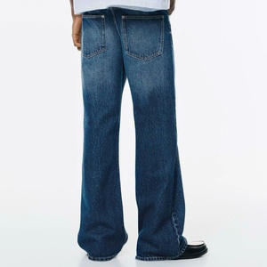 Jeans en denim coupe skinny de haute qualité OEM pour hommes, pantalons déchirés slim, vente en gros, 100 % coton, coupe ample pour hommes - Product Image 2