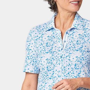 Camiseta Personalizada Más Vendida, 100% Algodón, Camiseta Polo para Mujer, Transpirable, Tallas Grandes, Camiseta Lisa para Sublimación - Product Image 5