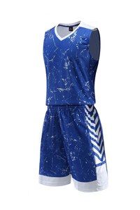 Ensemble de maillots de basket personnalisables rouge col en V blanc uni, anti-humidité, séchage rapide, taille élastique, unisexe, pour adulte, vêtements de sport - Product Image 4