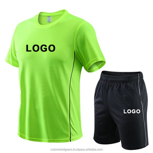 <b>Men</b> <b>T</b>-<b>Shirt</b> <b>Sets</b> Summer Sports Two-Piece <b>Set</b> Quick-Drying Sweat-Absorbing <b>Short</b> Sleeved <b>T</b>-<b>Shirt</b> <b>and</b> <b>Shorts</b> for Running - Product Image 1