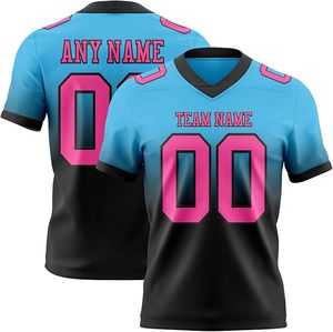Camisetas de Fútbol Personalizadas con Degradado para Hombres, Jóvenes y Mujeres, Camisetas de Práctica Personalizadas, Uniformes Deportivos para Equipos, Cosidas/Estampadas - Product Image 3