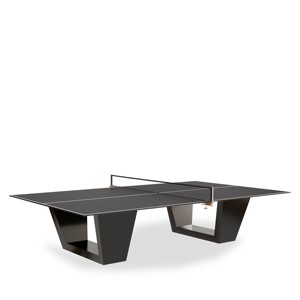 Mesa de Ping Pong Interior Moderna Premium Bounzai con Marco Metálico Resistente, Red Incluida, Mesa Deportiva de Diseño para el Hogar o Club - Product Image 1