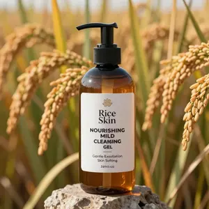 Gel nettoyant doux de riz ODM / OBM développé et formulé en humidité coréenne - Product Image 1