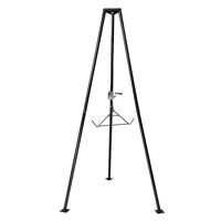 Treuil de levage de cerfs à capacité de charge de 500 lb, treuil manuel à gambrel, levage de 10 m pour la chasse, le dressage du gibier et le trépied de levage de cerfs