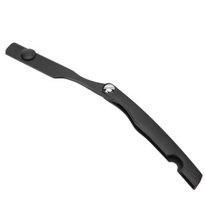 New Arrival Custom Male Professional Stainless Steel Straight Razor <b>Plastic</b> Handle High Grade Single <b>Edge</b> Blades Foldable Clean - Product Image 6