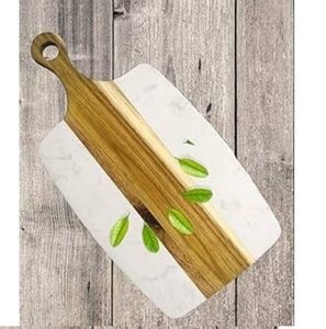 Planche à découper en bois pour poisson, fromage ou pain, finition bicolore, durable, produit très vendu - Product Image 6