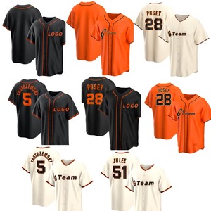 Maillot de sport d'équipe personnalisé OEM respirant à séchage rapide imprimé, uniforme athlétique anti-bactérien pour baseball et softball, été 100% - Product Image 4